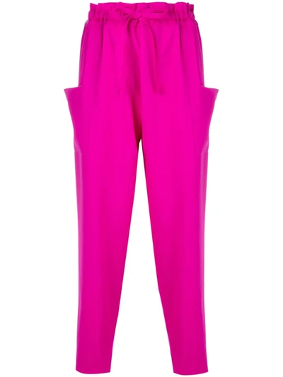 Maison Rabih Kayrouz High-waisted Trousers In Pink