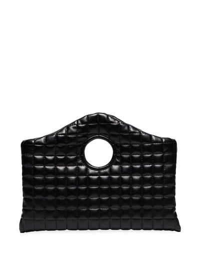 A.w.a.k.e. Anouk Quilted Clutch In Black