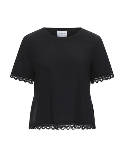 Dondup Cotton T-shirt In Black