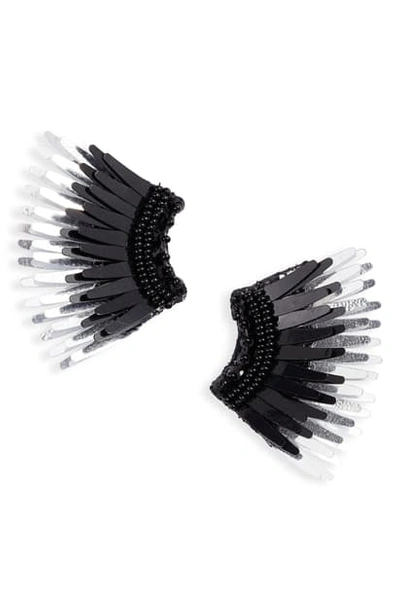 Mignonne Gavigan Mini Madeline Earrings In Black / Silver