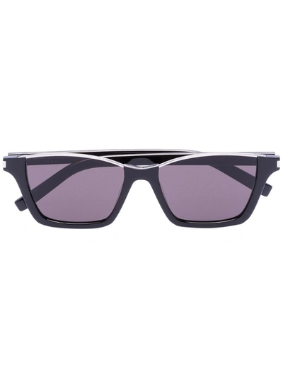 Saint Laurent Black Dylan 365 Butterfly Sunglasses