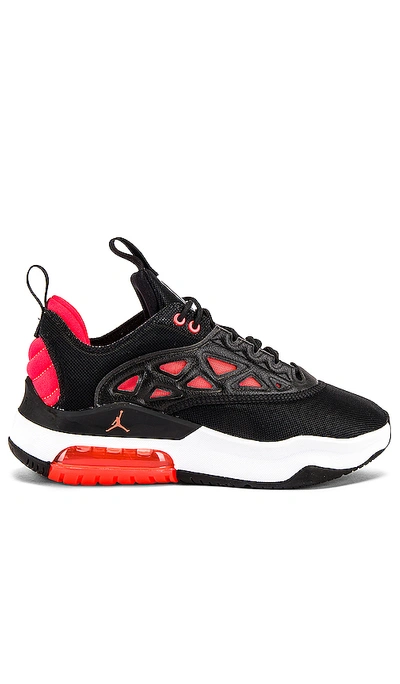 Jordan Air Max 200 Xx Women's Shoe In Black  Bright Crimson & White