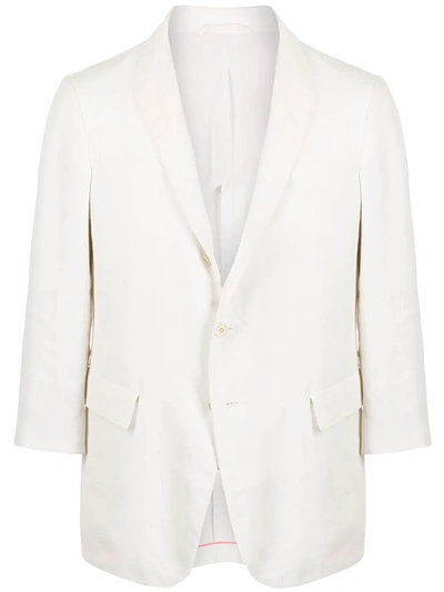 Pre-owned Jil Sander 1990s Single-breasted Jacket In White