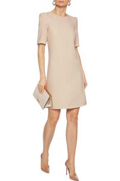 Goat Francine Wool-crepe Mini Dress In Neutral