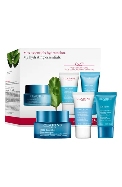 Clarins Hydration Essentials Three-piece Set In $61 Value