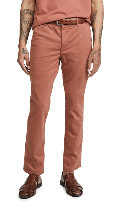 Ag Tellis Slim Fit Jeans In 7 Years Sulfur Worn Copper