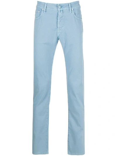 Jacob Cohen Men's Vintage Stretch-cotton 5-pocket Trousers In Blue