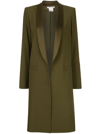 strapless open back dress Luxury One Shoulder Olive Green Evening Dress SS323 main image 1