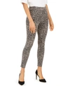 Spanx Slim Built In Contoured Power Waistband Jegging In Snake Print-multi