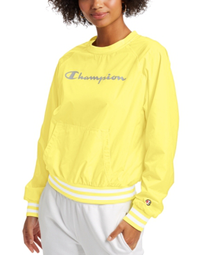 women's champion sweatshirt yellow