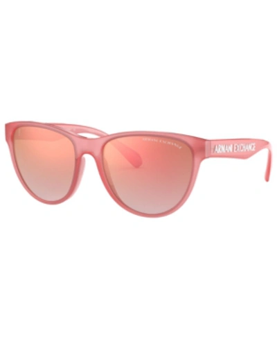 Armani Exchange Women's Sunglasses, Ax4095s In Mirror Pink