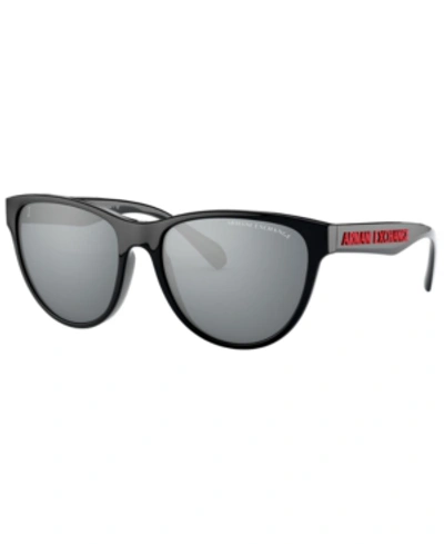 Armani Exchange Women's Sunglasses, Ax4095s In Mirror Black