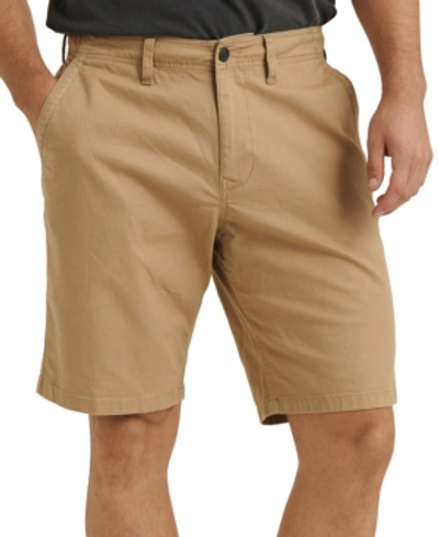 Lucky Brand Men's Stretch Flat Front Shorts In Montys Khaki