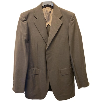 Pre-owned Yohji Yamamoto Wool Vest In Brown