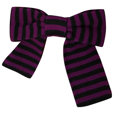Pre-owned Sonia Rykiel Cloth Pin & Brooche In Purple