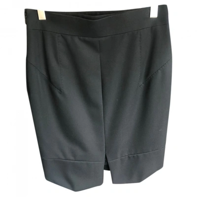 Pre-owned Loewe Mini Skirt In Black
