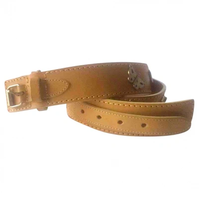Pre-owned Paul & Joe Leather Belt In Yellow