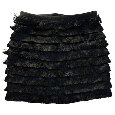 Pre-owned Mauro Grifoni Mini Skirt In Black