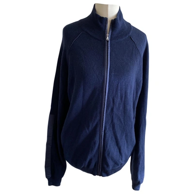 Pre-owned Hugo Boss Wool Knitwear & Sweatshirt In Blue