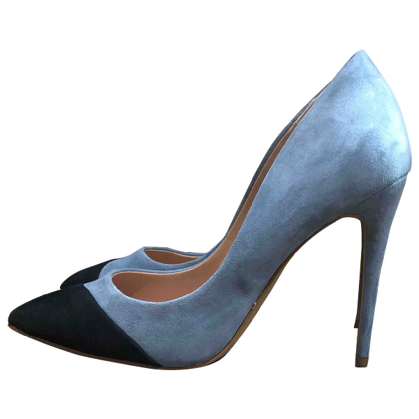 steve madden light blue suede heels