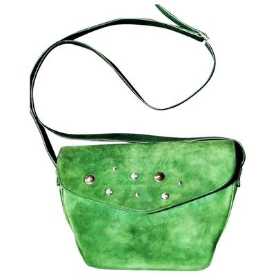 Pre-owned Bruno Magli Clutch Bag In Green