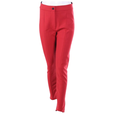 Pre-owned Colmar Trousers In Red