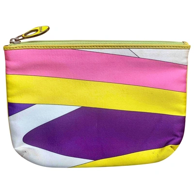 Pre-owned Emilio Pucci Multicolour Cotton Purses, Wallet & Cases