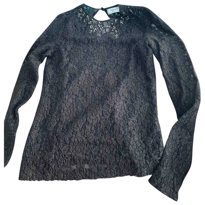 Pre-owned Blumarine Lace T-shirt In Black