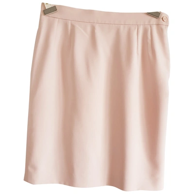 Pre-owned Saint Laurent Mid-length Skirt In Pink