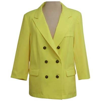 Pre-owned Essentiel Antwerp Yellow Polyester Jacket