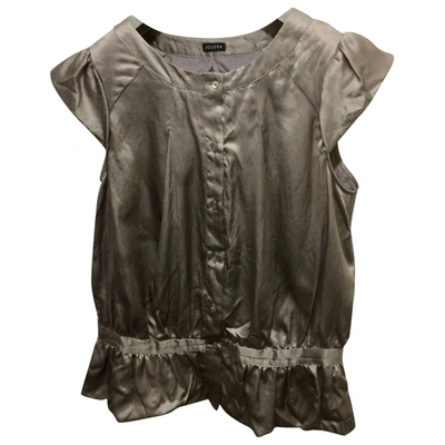 Pre-owned Joseph Silk Blouse In Brown