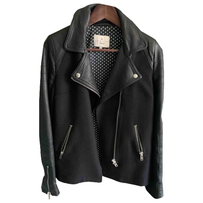 Pre-owned Essentiel Antwerp Black Leather Jacket | ModeSens