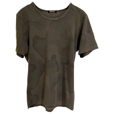 Pre-owned Denham Green Cotton T-shirt