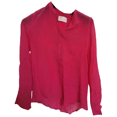 Pre-owned Zadig & Voltaire Spring Summer 2019 Shirt In Pink