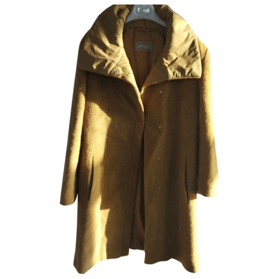 Pre-owned Allegri Cashmere Coat In Camel