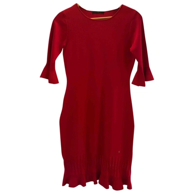 Pre-owned Carolina Herrera Mid-length Dress In Red