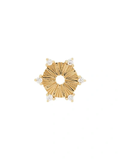 Foundrae 18k Gold And Diamond Earring Charm