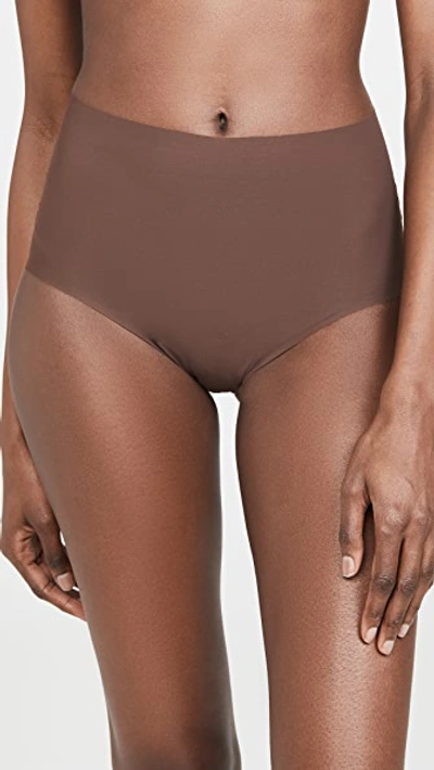 Commando Classic High Rise Panties In Mocha