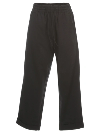 Y-3 W Classic Turn Up Track Pants In Black
