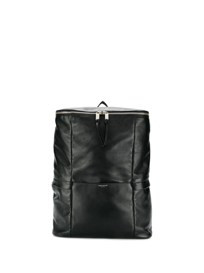 Saint Laurent Sid Zipped Backpack In Black