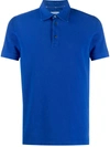 Ballantyne Cotton Piqué Polo Shirt In Electric Blue