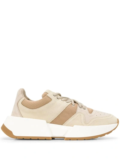 Mm6 Maison Margiela Chunky Sole Trainers In Neutrals