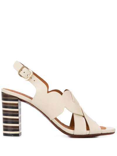 Chie Mihara Balbina Slingback Sandals In Neutrals