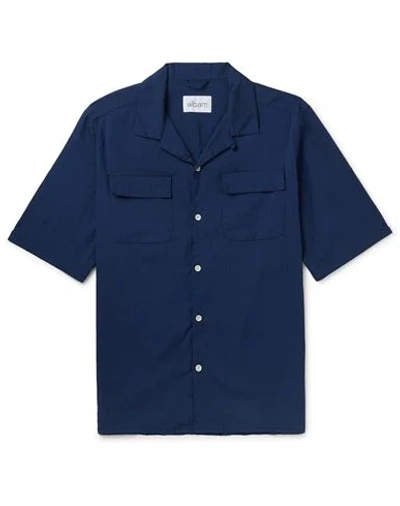 Albam Short Sleeve Shirt – Navy In Blue