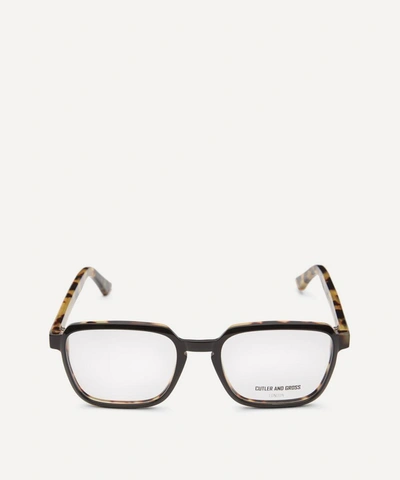 Cutler And Gross 1361-03 Square-frame Optical Glasses In Black