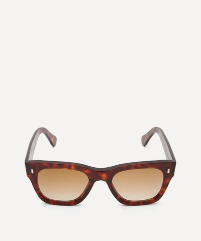 Cutler And Gross 0772-v2 Square-frame Sunglasses In Dark Turtle