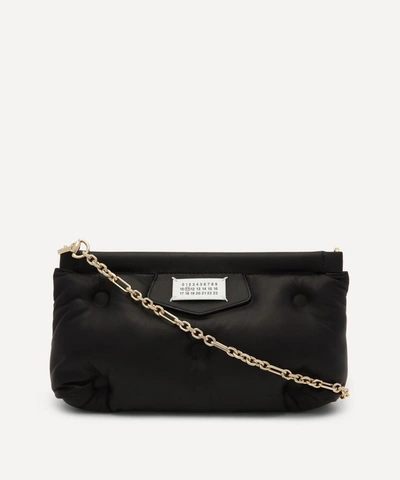 Maison Margiela Glam Slam Quilted Chain Strap Clutch Bag In Black