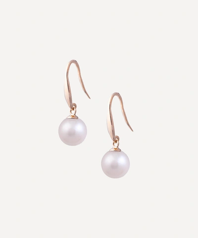 Kojis Pearl Drop Earrings In Gold