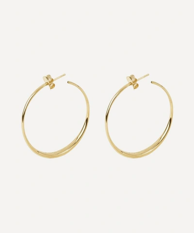 Dinny Hall 10ct Gold Signature Medium Hoop Earrings
