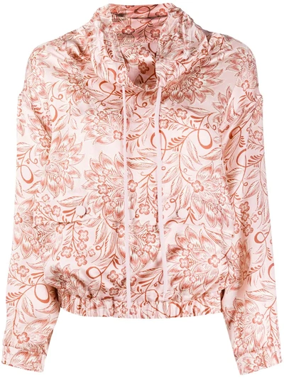 Pinko Floral Print Sweater In Pink